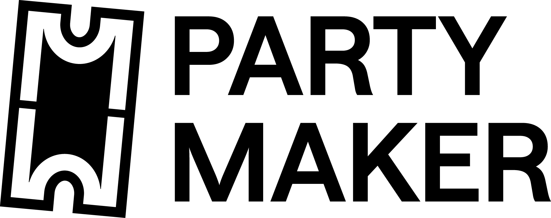 Partymaker Logo Čierna