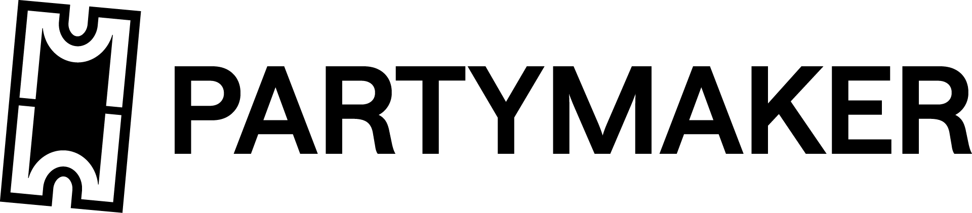 Partymaker Logotyp Čierna